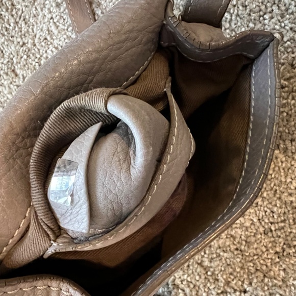 Chloé Small Saddle Bag in Grey Grain Calfskin - Picture 5 of 7